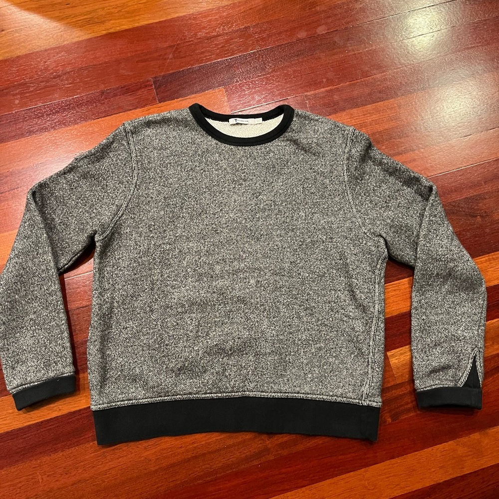 Alexander Wang Charcoal and Black Sweatshirt Large Cotton